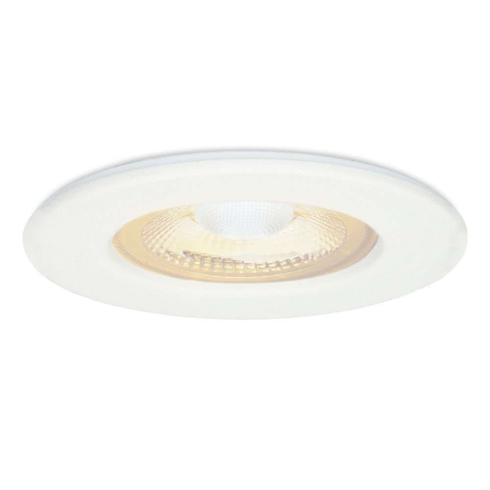 Nola LED inbouwspot - Lage inbouwdiepte (49mm) - 5 Watt 450 lumen - 2700K warm wit - Dimbaar - Rond - IP65 waterdicht voor binnen