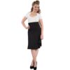Nora Fit and Flare Skirt Black-M | 20% korting | Rock Steady