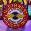 Northwest Airways Inc. Emaille Bord - Ø30 cm - 1990s Sample | The Dutch Pickers