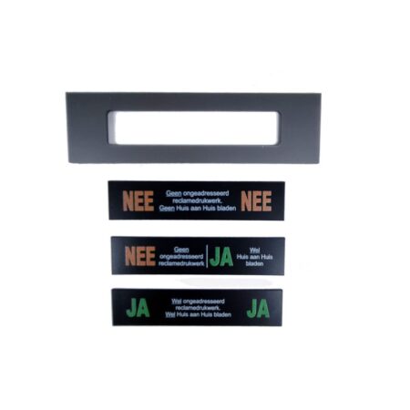 Novioproducts Houder met set reclameplaatjes