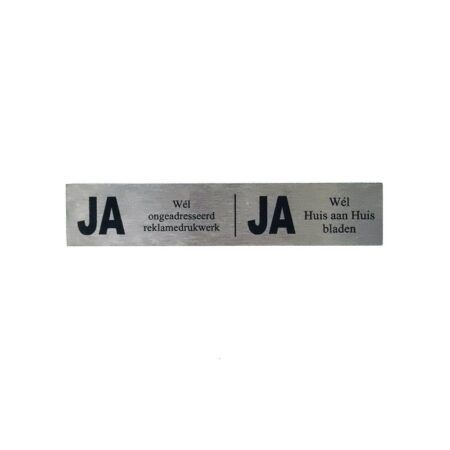 Novioproducts JA|JA reclamebordje 12