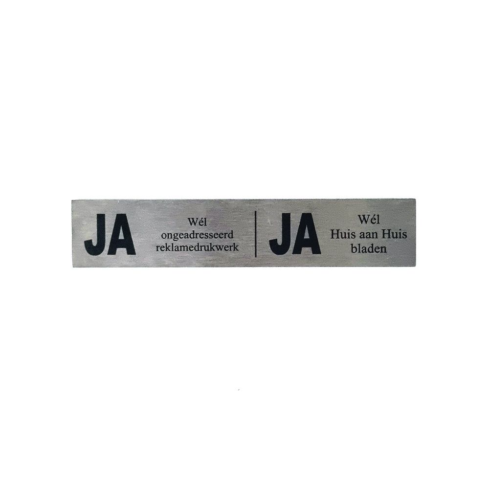 Novioproducts JA|JA reclamebordje 12