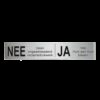 Novioproducts NEE|JA reclamebordje 12