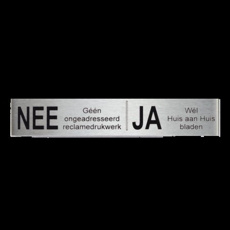 Novioproducts NEE|JA reclamebordje 12