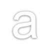 Novioproducts Nova zelfklevende huisletter aluminium - wit | Novioproducts