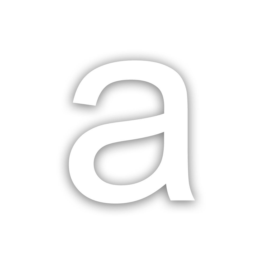 Novioproducts Nova zelfklevende huisletter aluminium - wit | Novioproducts