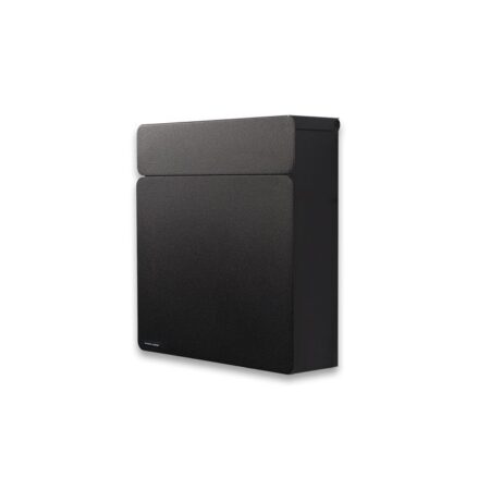 Novioproducts Spinder Design Inbox wandbrievenbus staal - zwart | Novioproducts
