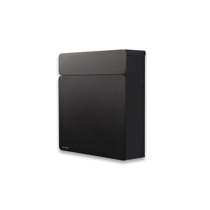 Novioproducts Spinder Design Inbox wandbrievenbus staal - zwart | Novioproducts