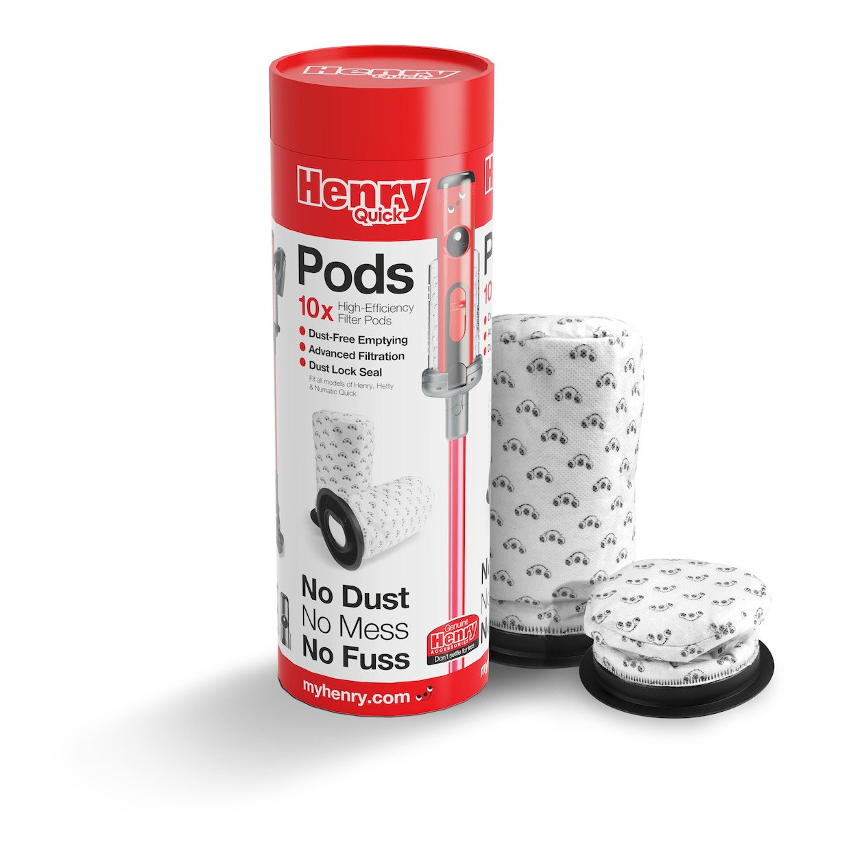 Numatic Pods 10 stuks t.b.v. Quick Steelstofzuiger Stofzak | Numatic