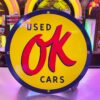 OK Used Cars Emaille Bord - New Old Stock 1990s - Ø30 cm | The Dutch Pickers