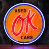 OK Used Cars Neon Verlichting 65 cm - Blauw