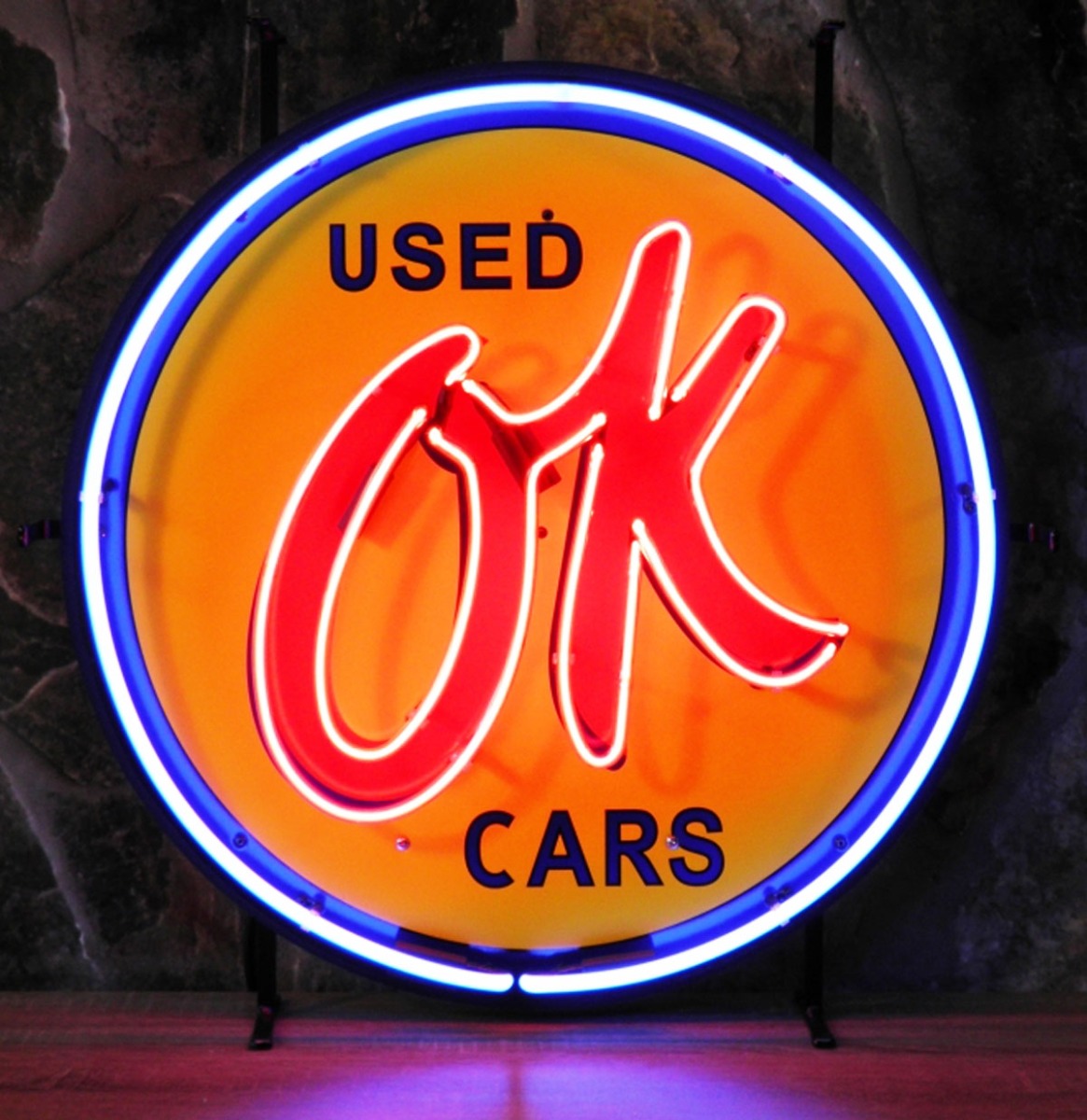 OK Used Cars Neon Verlichting 65 cm - Blauw