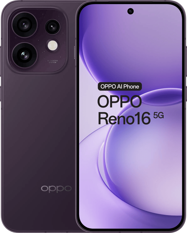 OPPO Reno16 512GB Paars 5G