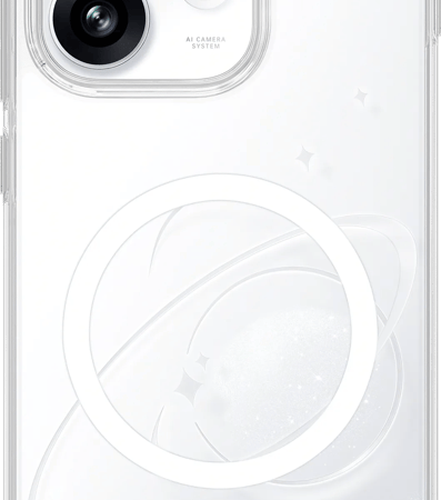 OPPO Reno16 / Reno16 Pro Back Cover met Magneet Transparant