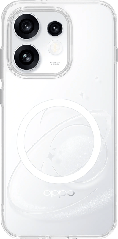OPPO Reno16 / Reno16 Pro Back Cover met Magneet Transparant