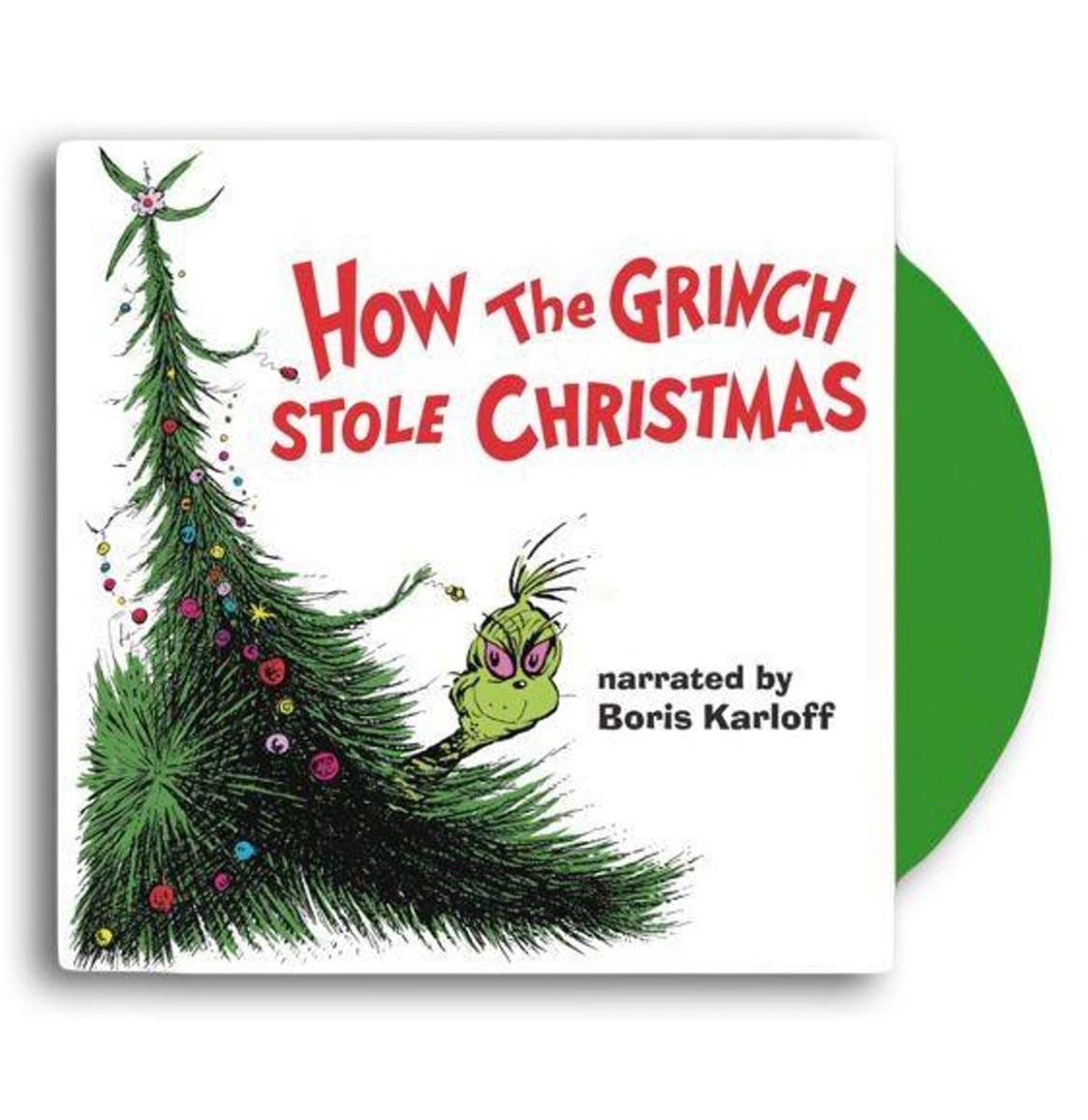 OST - Dr. Seuss How The Grinch Stole Christmas - Green Vinyl (LP) | Fiftiesstore