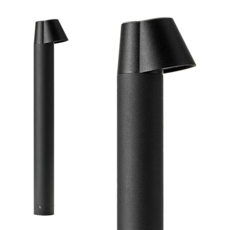 Oberon DL LED Sokkellamp - 60 cm - 9 Watt - 228 Lumen - 3000K warm wit - 12V - 6-Staps Dimbaar - Staande Buitenlamp - IP44 Waterdicht - Padverlichting - Antraciet | Lightpro