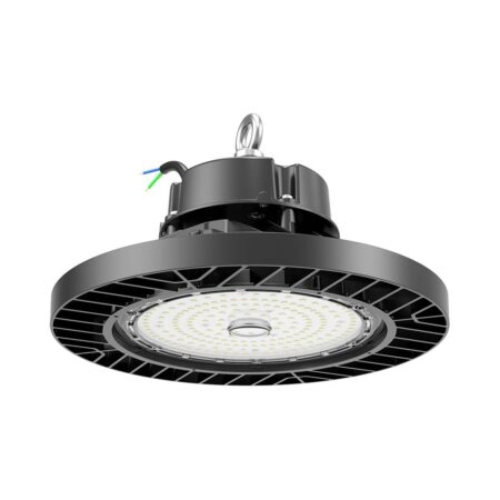 Oberon - LED High Bay - 150 Watt 28.500 Lumen - 190lm/W - 4000K Neutraal wit - IP65 waterdicht - IK09 - 1-10V Dimbaar - Sosen Driver - Ra80 | HOFTRONIC