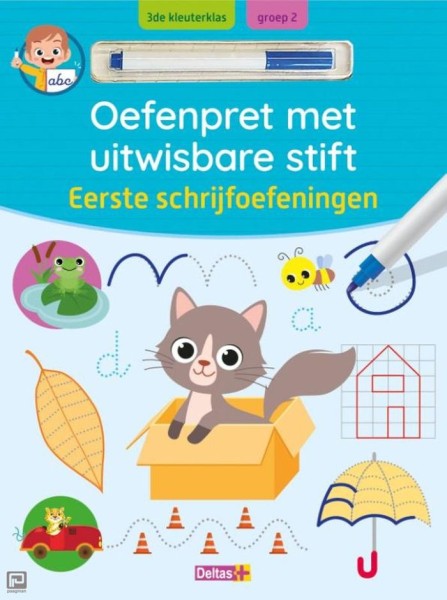 Oefenpret Met Uitwisbare Stift Eerste Schrijfoefeningen | Deltas