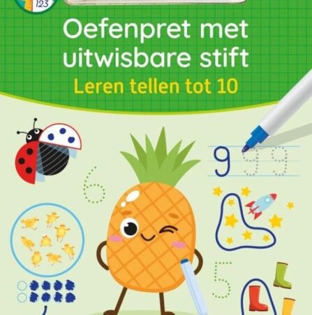 Oefenpret Met Uitwisbare Stift Leren Tellen Tot 10 | Deltas