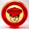 Oilzum Logo Gas Benzinepomp Bol - Glazen Lenzen | Fiftiesstore