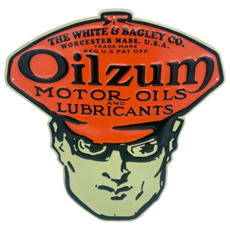 Oilzum Motor Oils Stalen Bord Met Relief - 39