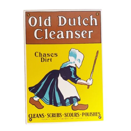 Old Dutch Cleanser Ande Rooney 1990's Emaille Bord - 33 x 23cm | The Dutch Pickers