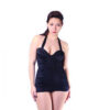 Old Hollywood Swimsuit Black-S | 41% korting | Pinup Couture