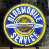 Oldsmobile Neon verlichting met Achterplaat - Ø60cm | Fiftiesstore