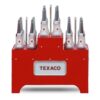 Olie Flessen Rek - Rood - Met Werkende Verlichting | Gaspump Heaven
