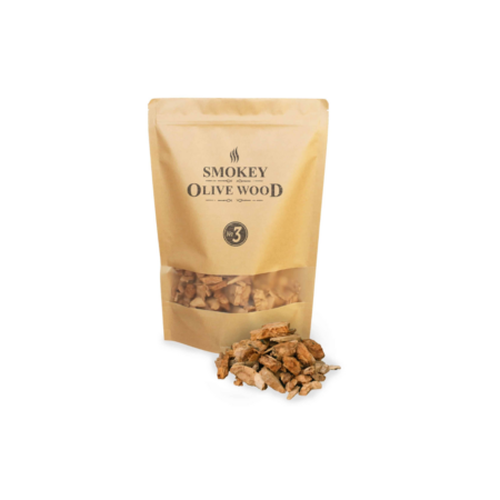 Olijfhout Rookchips Nr3 - Intens Rokerige Smaak - 1