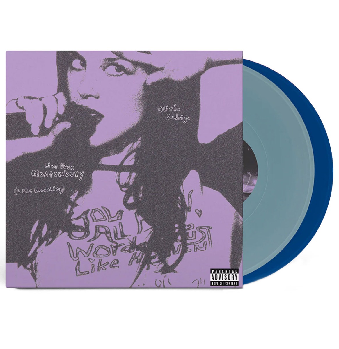 Olivia Rodrigo - Live From Glastonbury: A BBC Recording (Licht & Kobalt Blauw) 2 (LP) | Fiftiesstore
