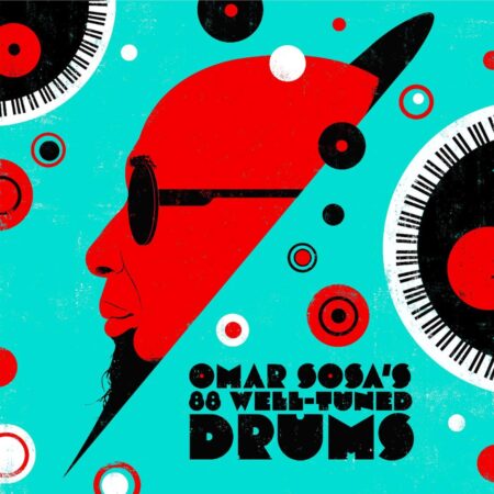 Omar Sosa - Omar Sosa's 88 Well-Tuned Drums (Rood Vinyl) (Record Store Day 2024) LAATSTE STUKS | 15% korting (LP) | Fiftiesstore