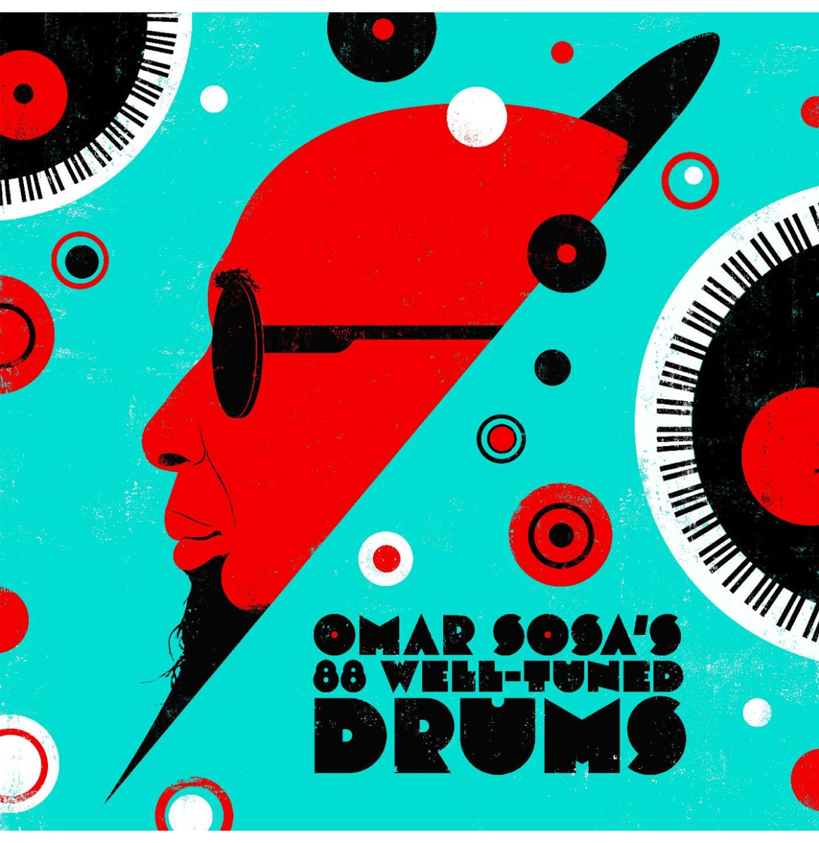 Omar Sosa - Omar Sosa's 88 Well-Tuned Drums (Rood Vinyl) (Record Store Day 2024) LAATSTE STUKS | 15% korting (LP) | Fiftiesstore