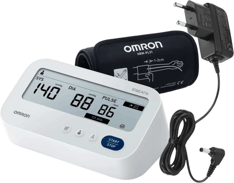 Omron X3 Comfort AFib + AC Adapter
