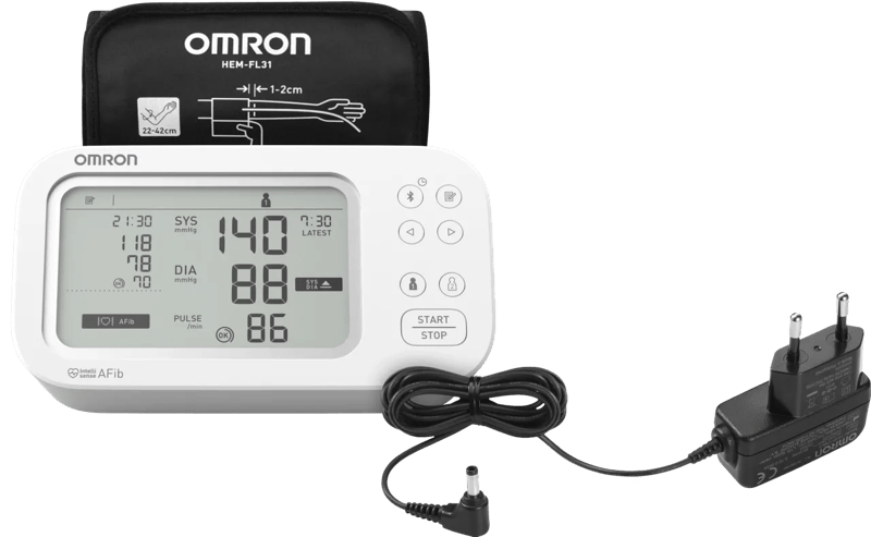 Omron X7 Smart AFib + AC Adapter