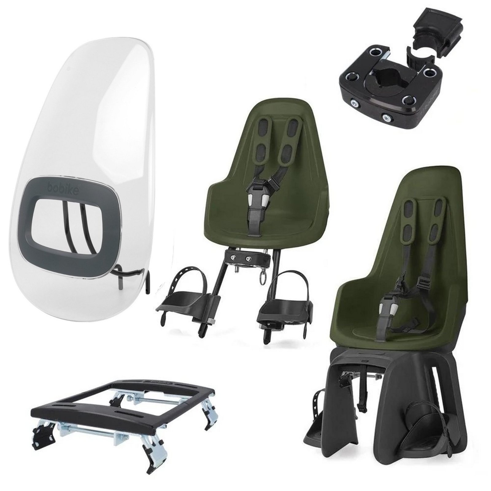 One compleet pakket met extra voordeel Olive Green | Bobike
