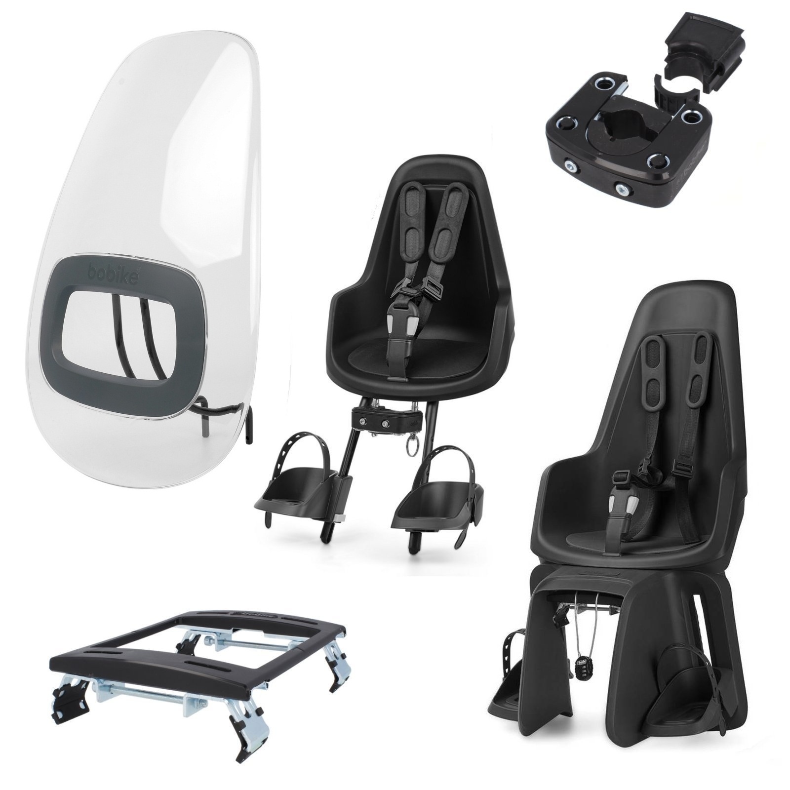 One compleet pakket met extra voordeel Urban Black | Bobike