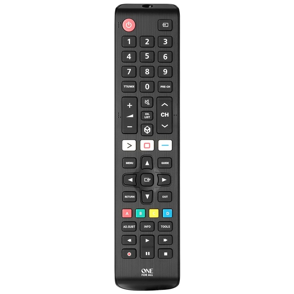 OneForAll URC4910 voor Samsung Afstandsbediening Zwart | OneForAll
