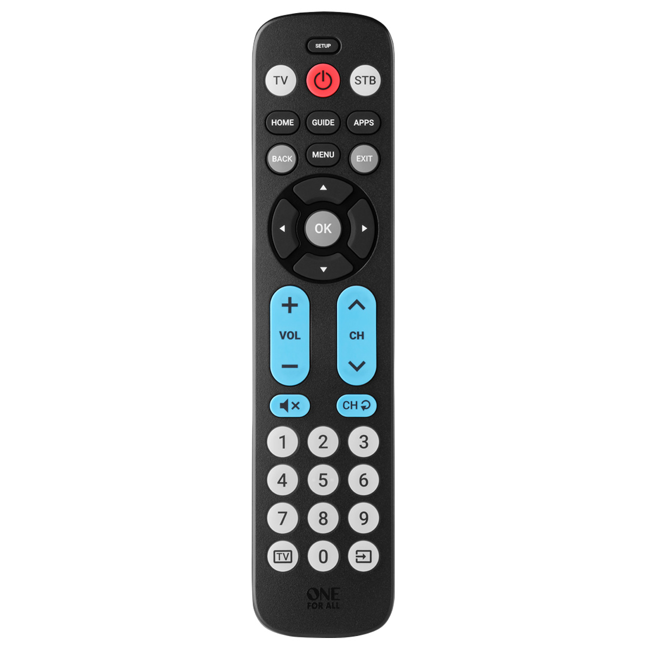 OneForAll URC6821 Afstandsbediening Zwart | OneForAll