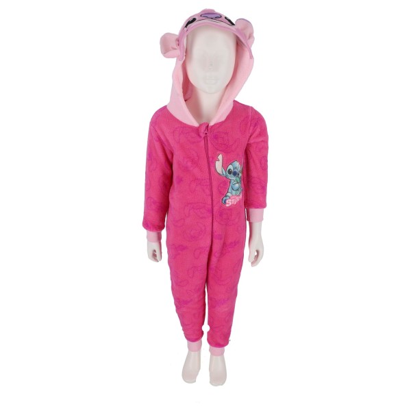 Onesie Lilo & Stitch Roze Maat 98-104 |