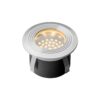 Onyx 60 LED Grondspot - 1 Watt - 5 Lumen - 2700K warm wit - 12V - Tuinspot - IP67 Waterdicht - Vlonderspot - Rond - RVS | Lightpro