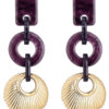 Oorbellen Aubergine Chique | Fashionize