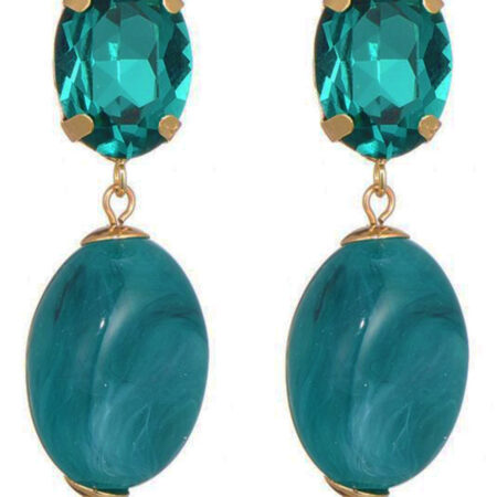 Oorbellen Beauty Groen | Fashionize