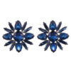 Oorbellen Bloem Blauw | Fashionize