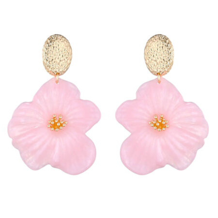 Oorbellen Bloesem Roze | Fashionize