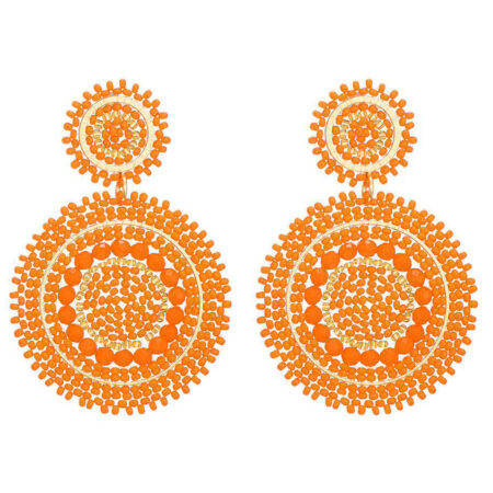 Oorbellen Boho Oranje | Fashionize