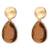 Oorbellen Cat Eye Bruin | Fashionize
