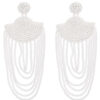 Oorbellen Chandelier Wit | Fashionize