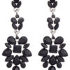 Oorbellen Chandelier Zwart | Fashionize